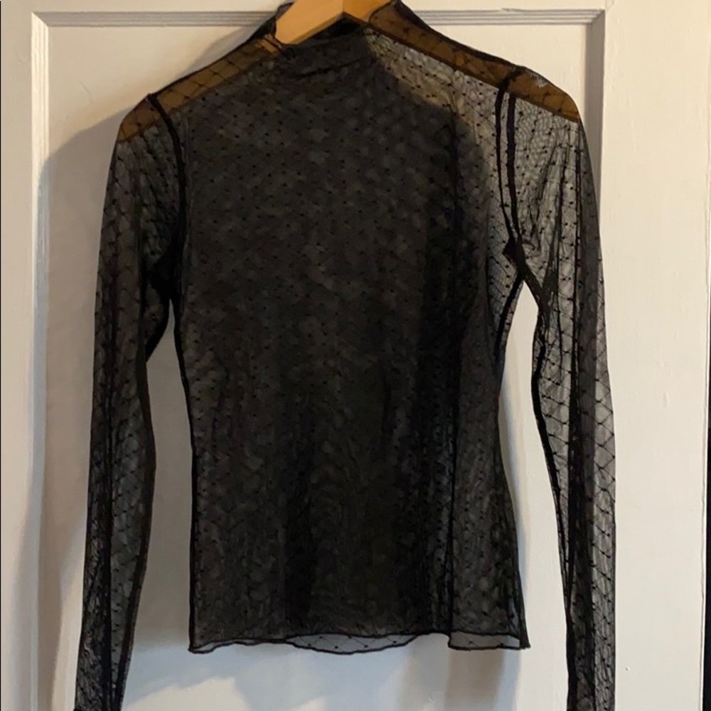 Dynamite see through black top